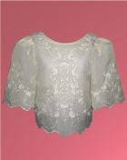 Women's Kimona blouse Cream Jusi fabric 100549 Cream Women's Kimona blouse Cream Jusi fabric 100549 Cream